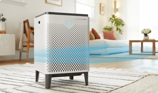 Очиститель воздуха Coway AirMega в интерьере