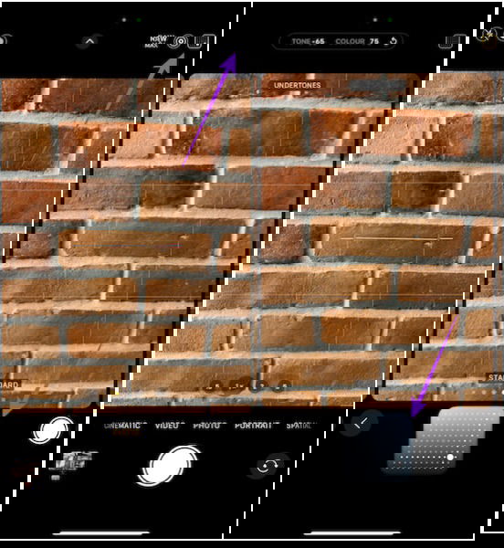 Выбор стиля — свайп для переключения