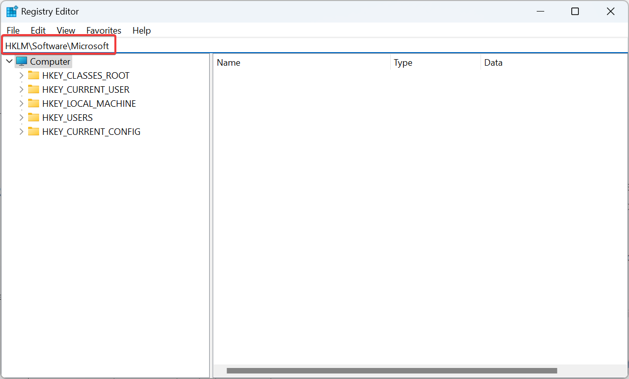 Запись реестра
