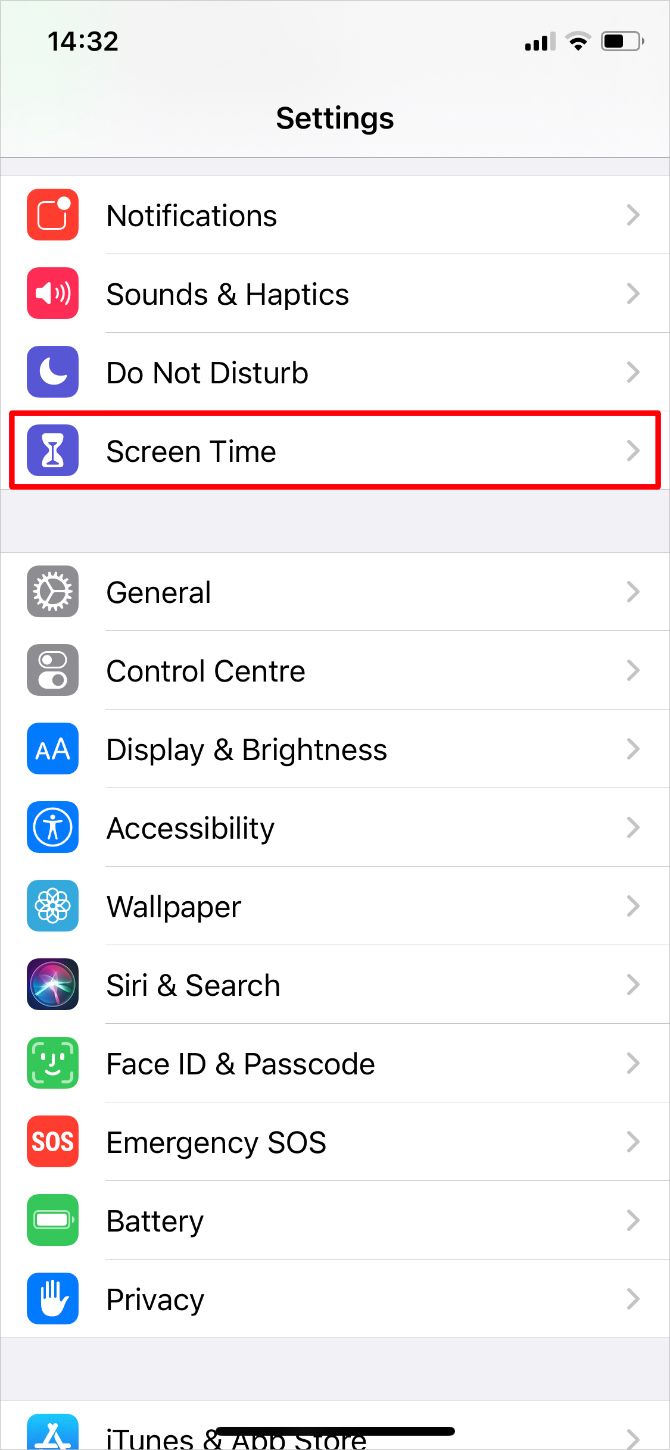 Экранные ограничения и отчёт Screen Time