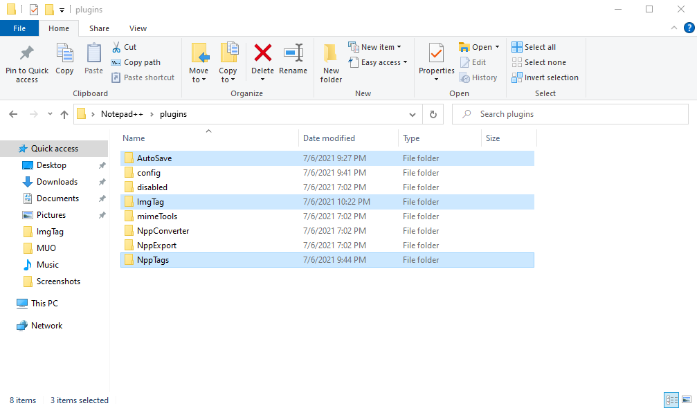 Удаление плагинов из папки plugins