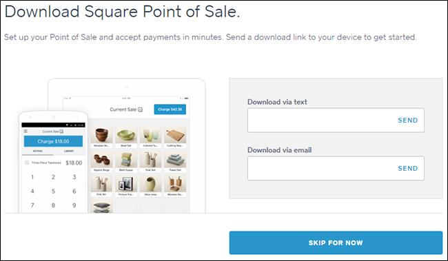 Запуск приложения Point of Sale и подключение считывателя к телефону