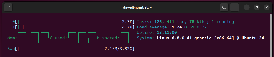 Метр памяти в формате больших LED-цифр.