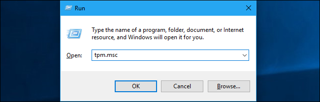 Окно утилиты управления TPM с информацией о версии модуля