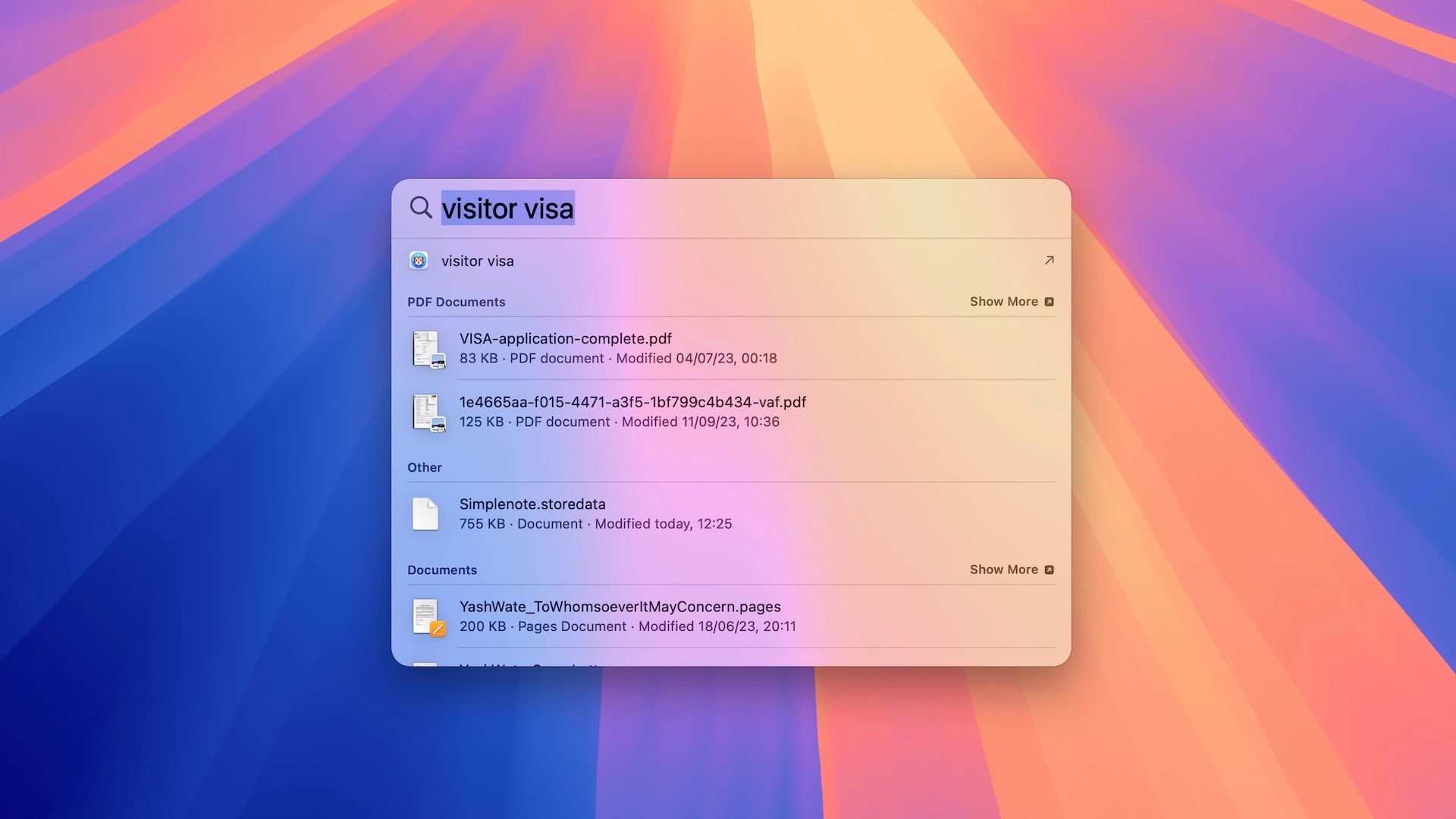 Настройка Spotlight на Mac: скрыть категории и папки