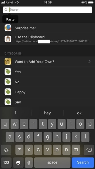 Поиск GIF по ссылке в GIFwrapped
