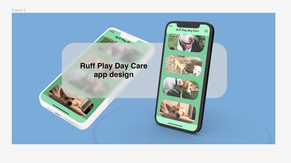 Figma-дизайн с панелью в стиле матового стекла поверх макета телефона.