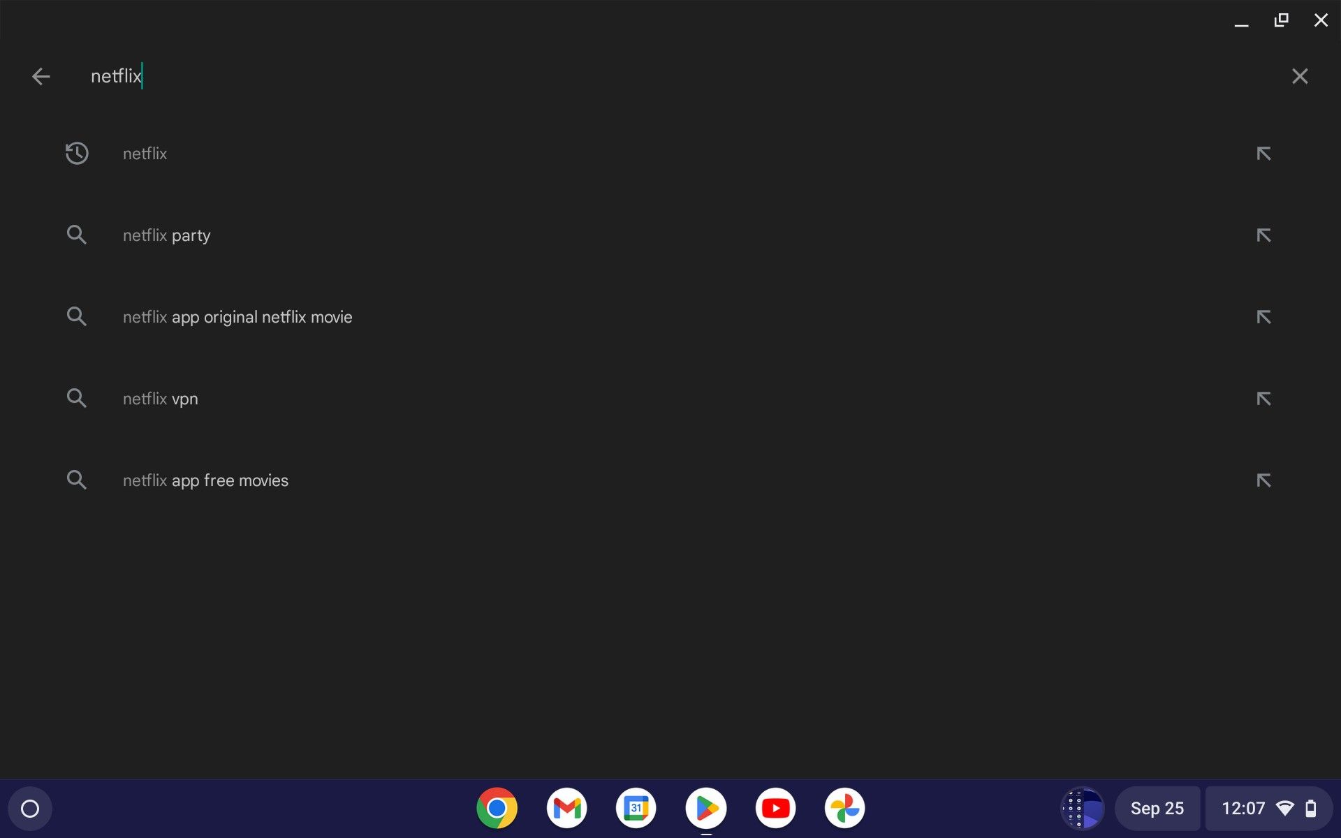 Поле поиска в приложении Play Store
