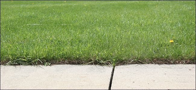 Покос газона перед обслуживанием косилки