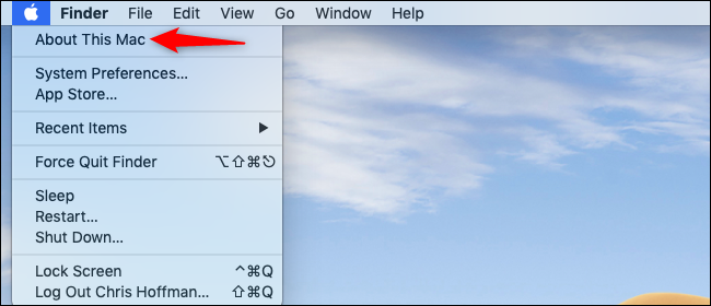 Изображение: окно Об этом Mac в macOS