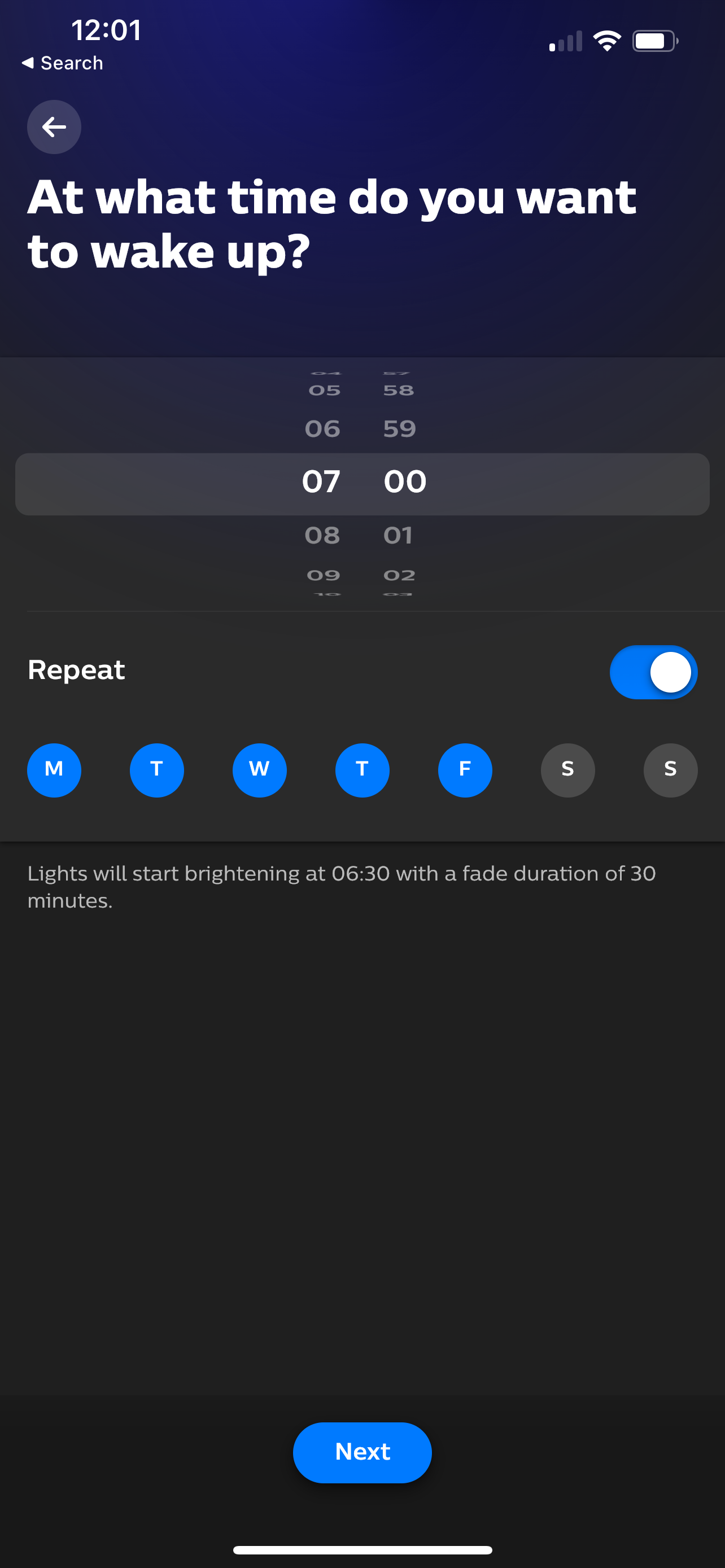 Создание автоматизации в приложении Hue