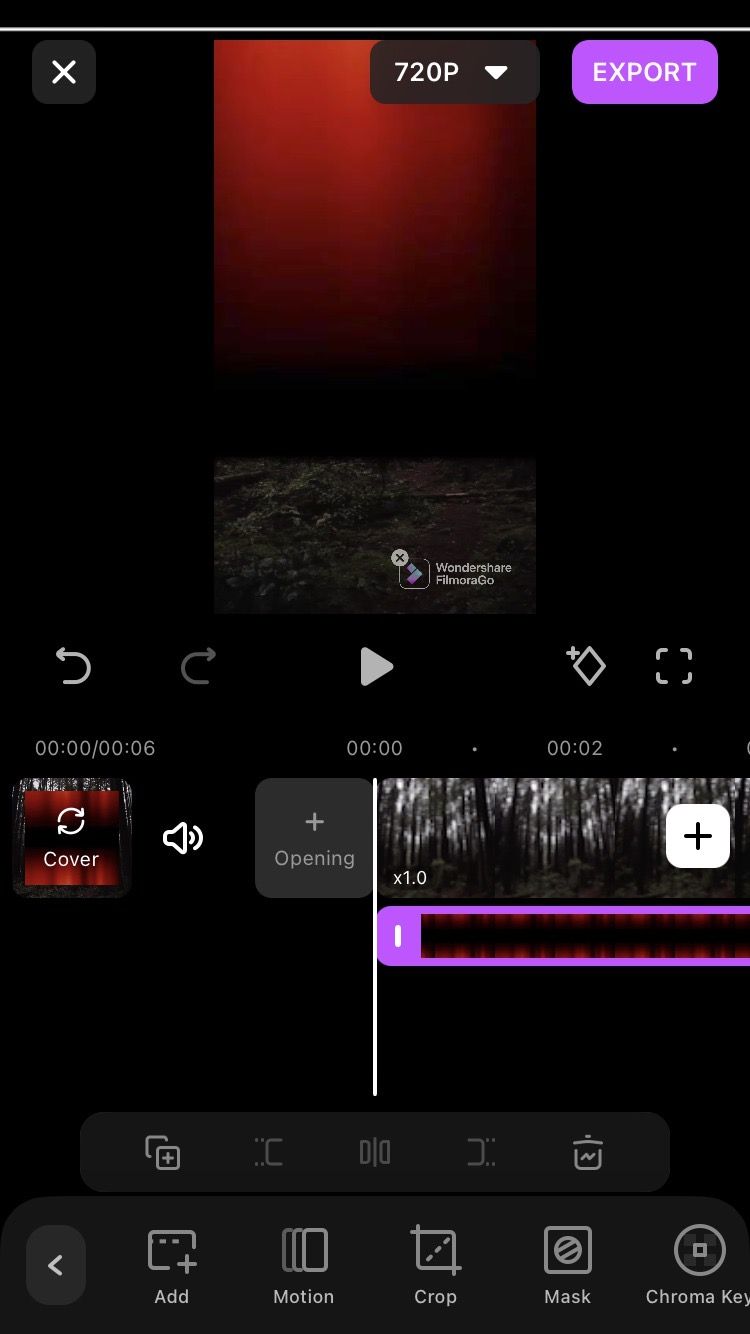 подправить маску в filmorago