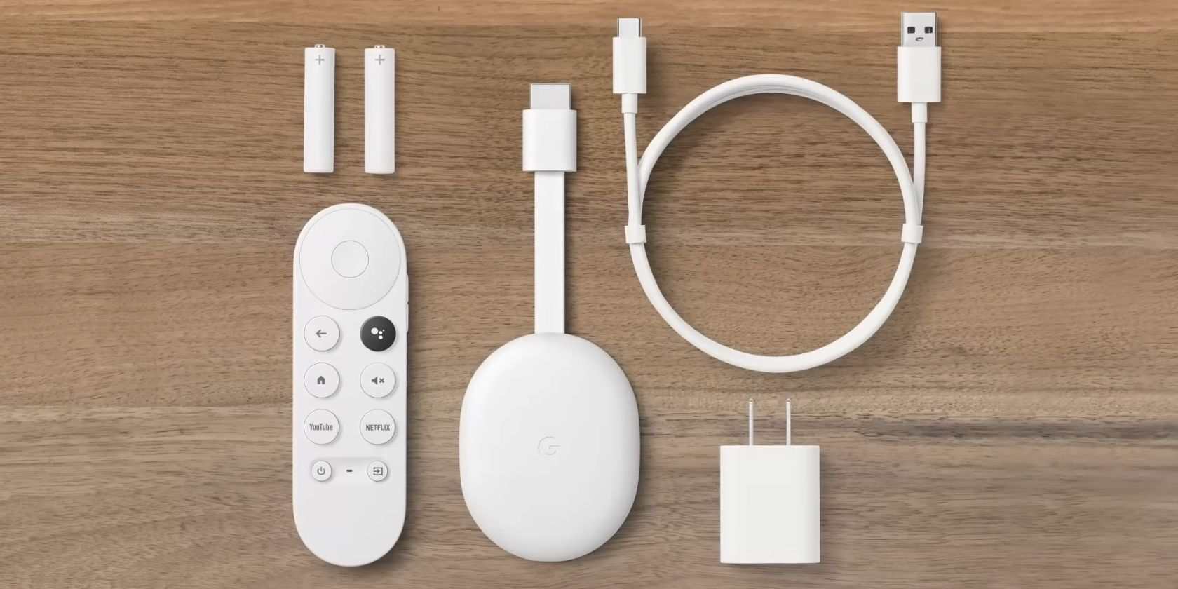 Chromecast with Google TV and accessories