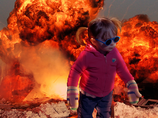 Финальный результат: драматичное изображение с подсветкой и цветокоррекцией