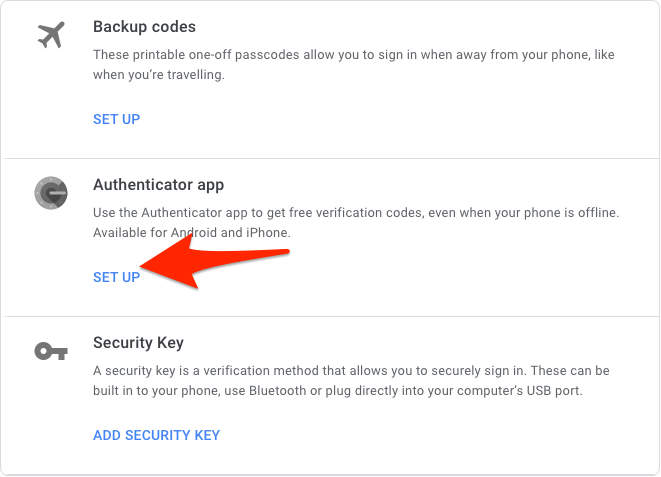 Set Up Authenticator