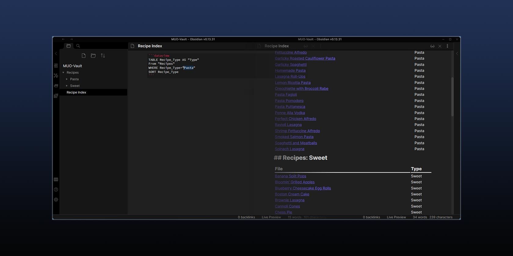 Обложка: иллюстрация базы данных заметок Obsidian