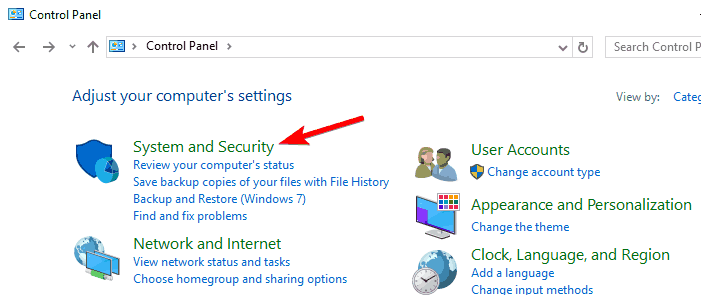 Окно 'Безопасность и обслуживание' — раздел 'Обслуживание'