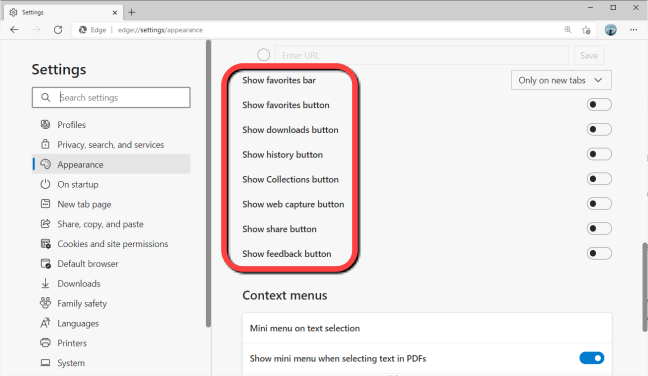 В настройках Внешний вид опция Показывать кнопку Maths Solver отсутствует.