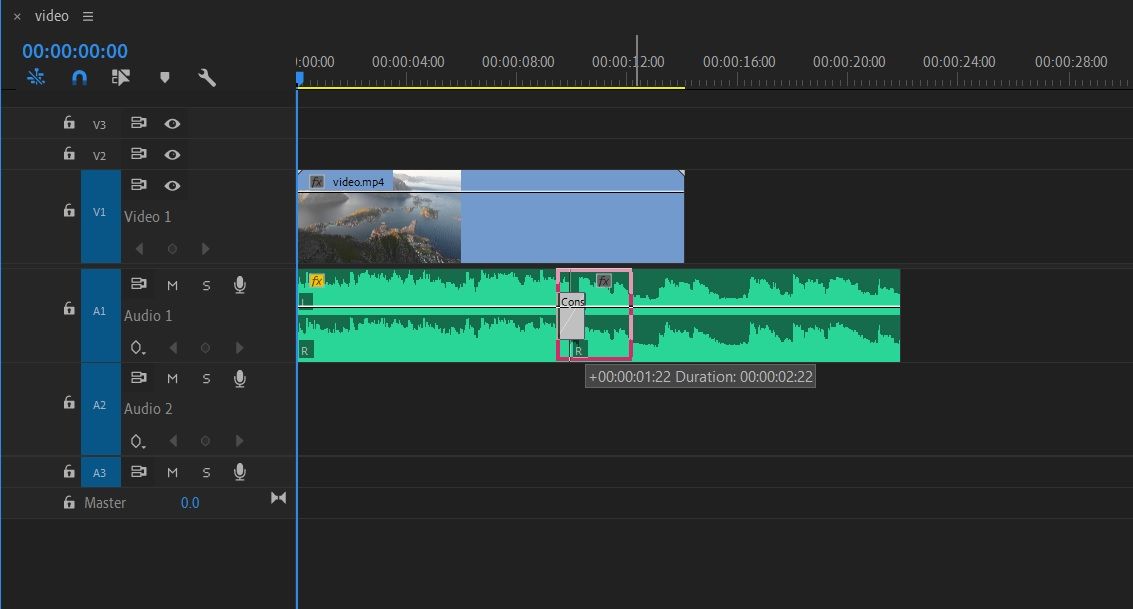 изменение длительности эффекта кроссфейд