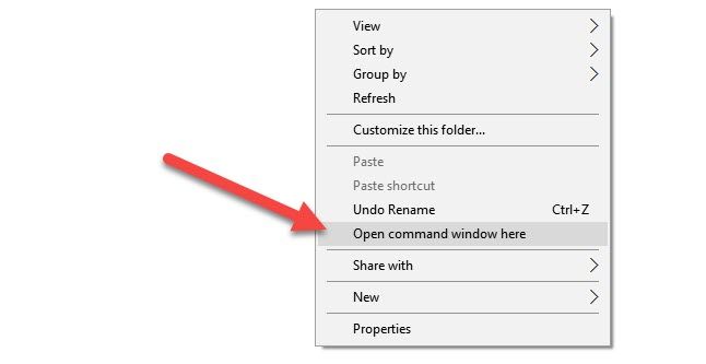 Контекстное меню в проводнике с опцией 