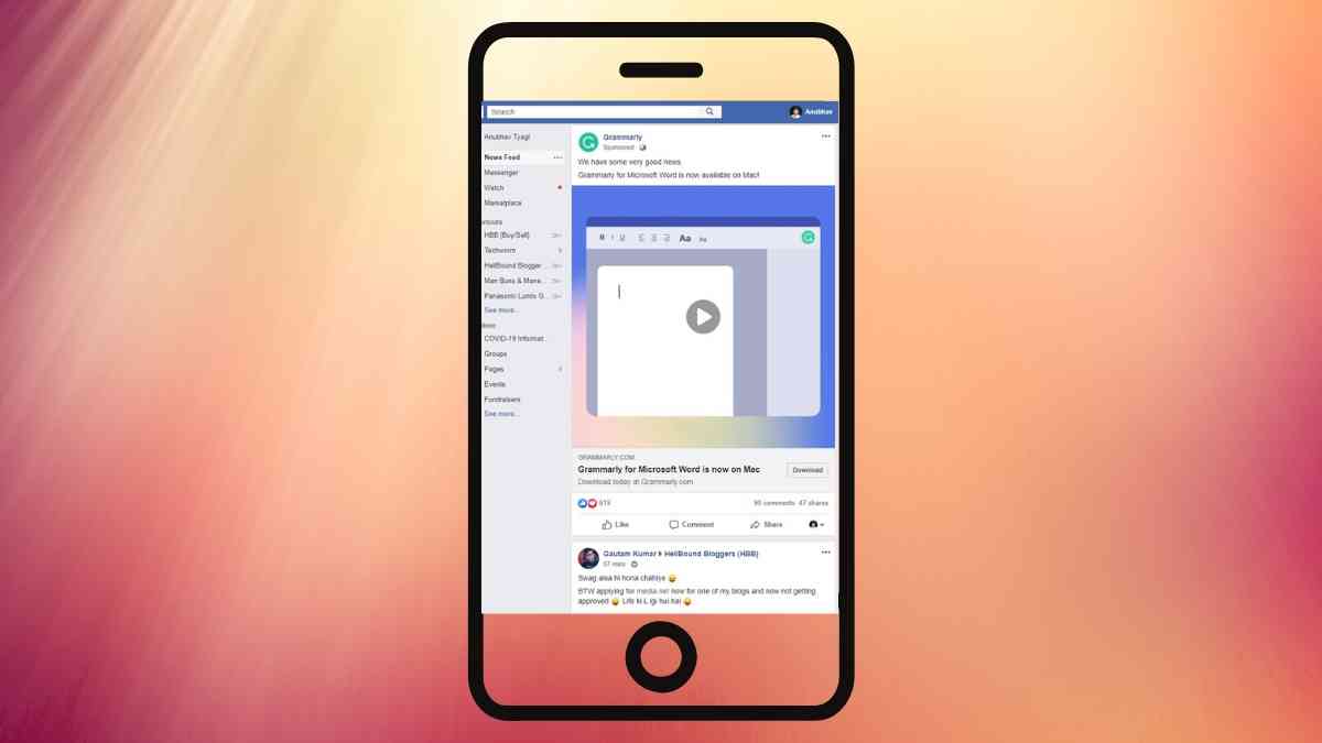 Facebook desktop su Android — guida rapida