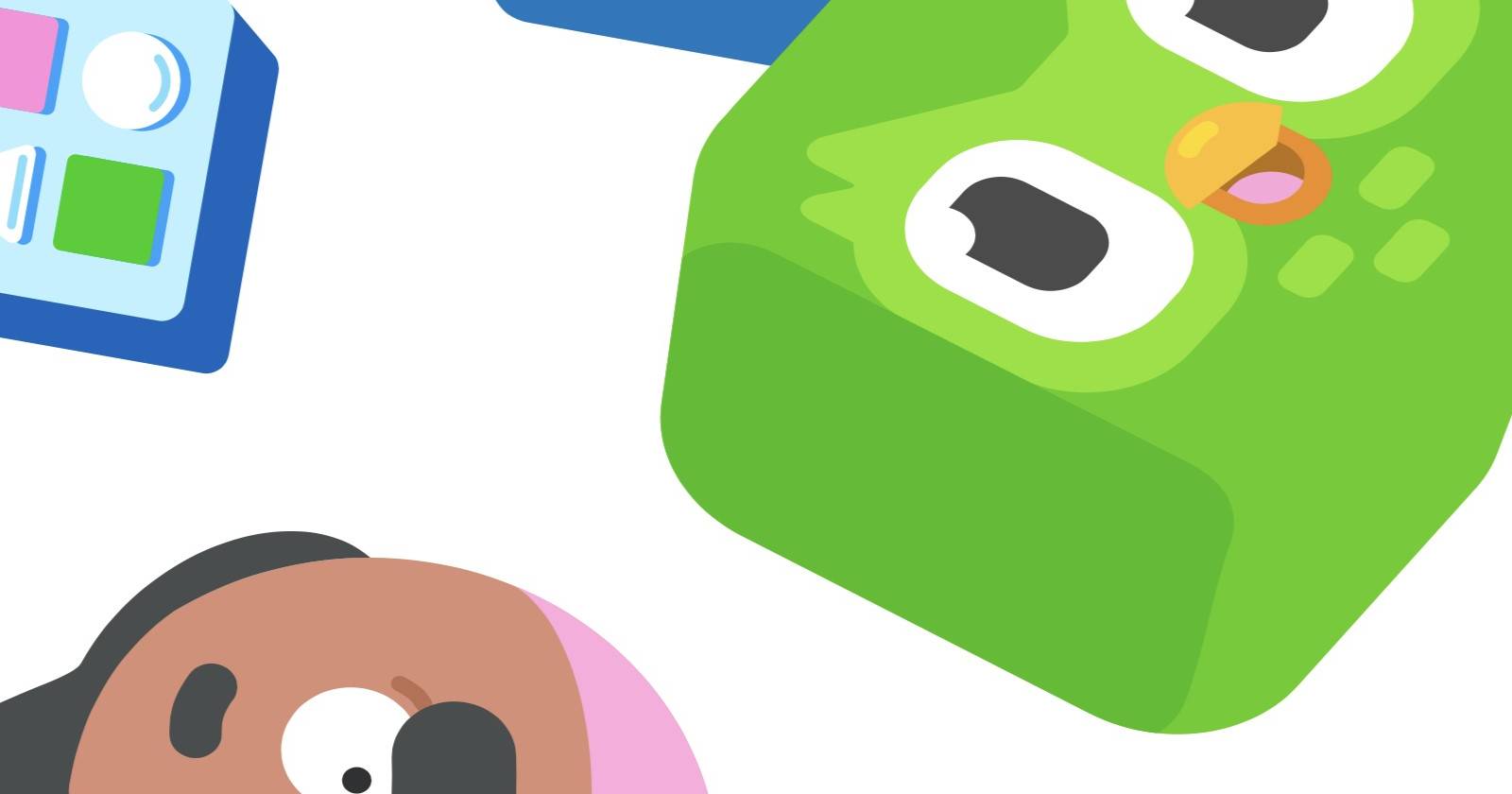 Экран запуска Duolingo Math.