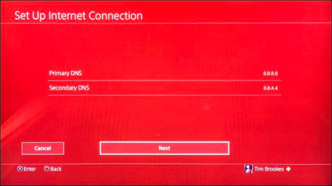 Настройка DNS на PS4