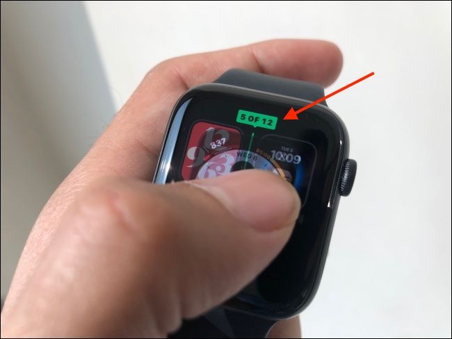 Let go of Finger After Moving the Watch Face