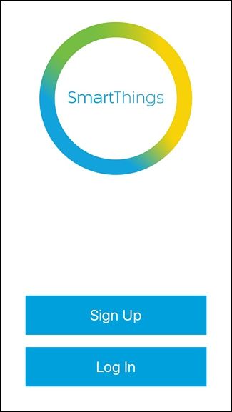 Форма регистрации в SmartThings