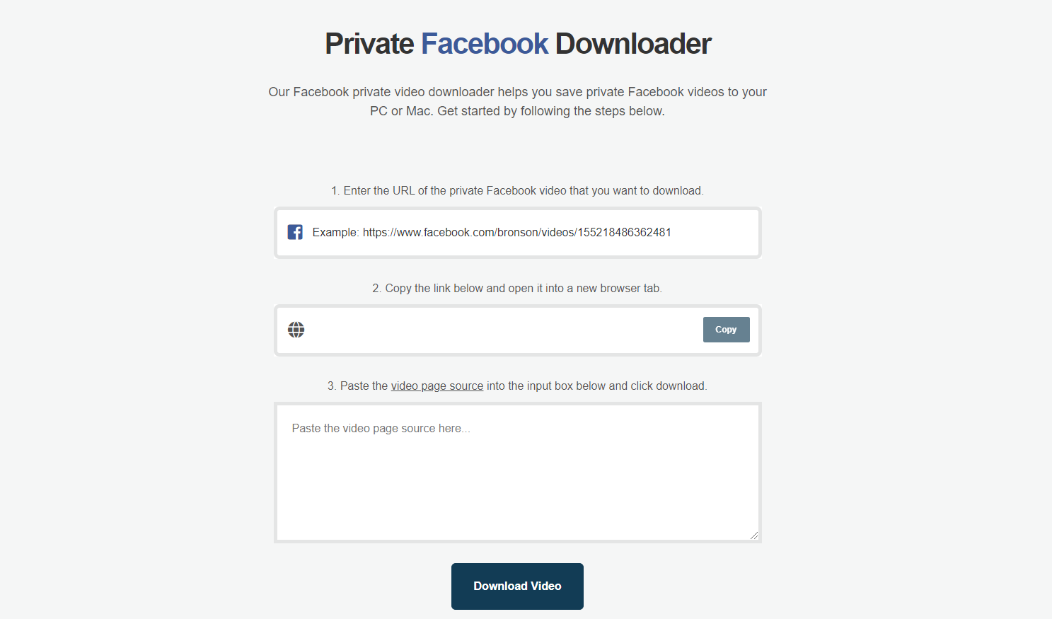 Логотип FBDownloader