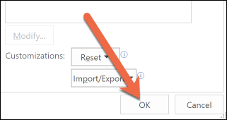 Подтверждение изменений в параметрах Word