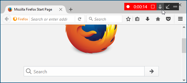 Оверлей панели записи в Game Bar
