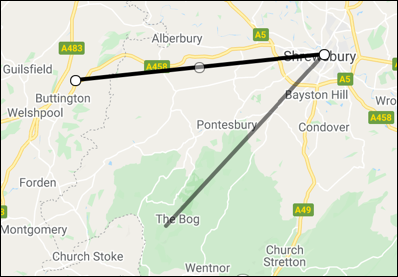 Создание фигуры на карте с помощью инструмента рисования