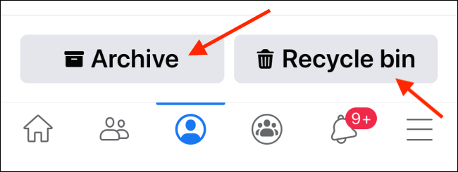 Выберите Архив или Переместить в корзину
