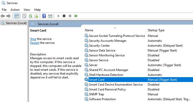 Приложение службы Windows