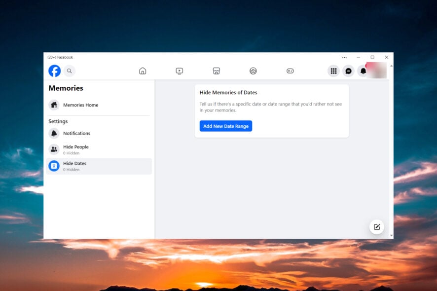 Что делать, если Facebook Memories не работает
