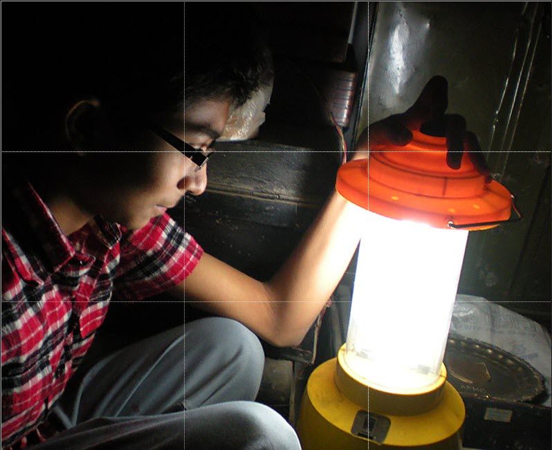 портрет с направлением взгляда и размещением глаз в точке пересечения