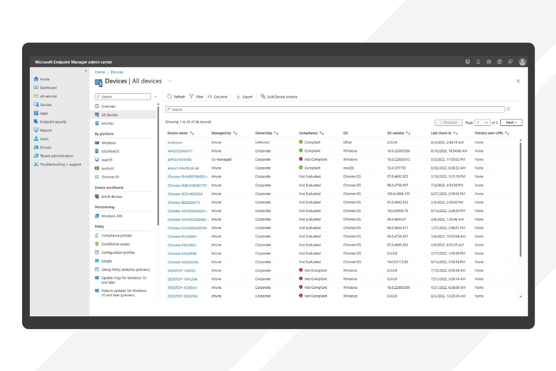 Развёртывание через Microsoft Intune