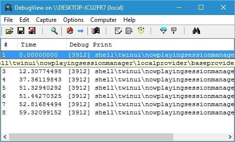 Вывод отладки в DebugView