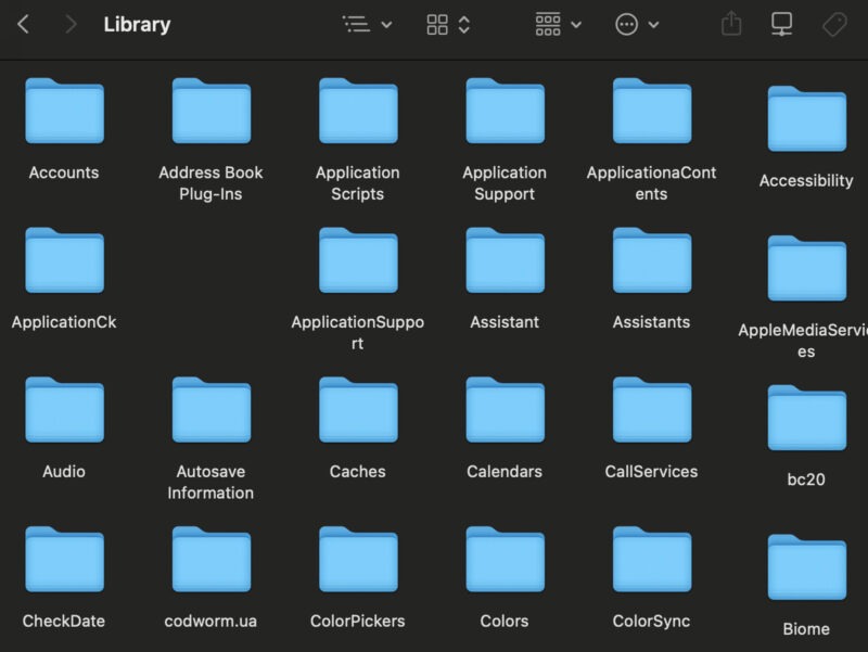 Finder Library Files