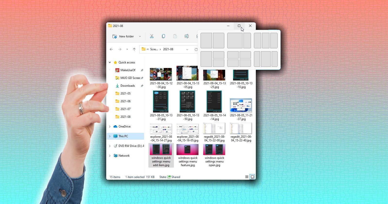 Snap Layouts в Windows 11 — руководство по использованию