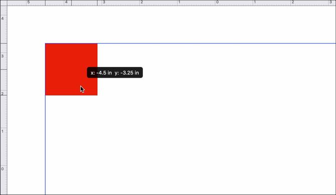 Направляющие и линейки в Pages на Mac
