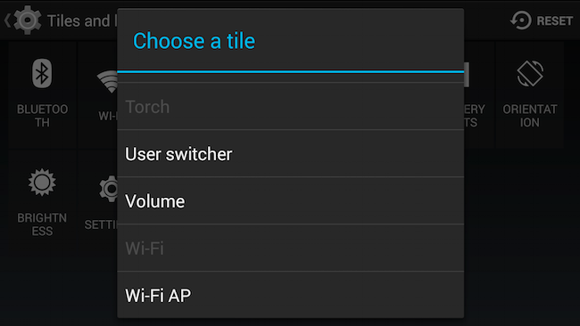 Добавление плитки Wi‑Fi AP в панель быстрых настроек