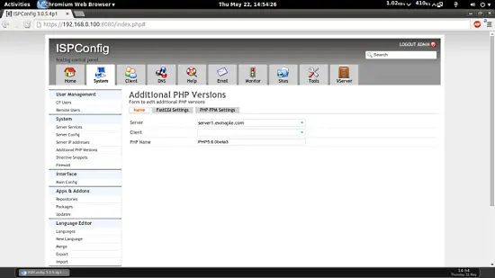 PHP 5.6 с ionCube, OPcache и APCu для ISPConfig