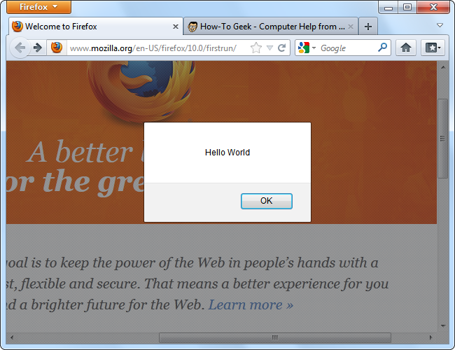 Web Console: Netzwerk und Fehler anzeigen