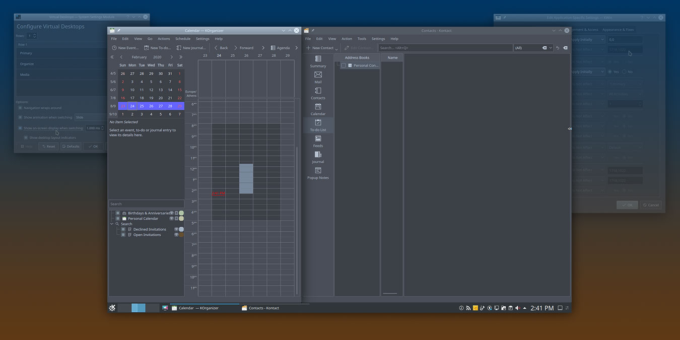 Организация окон в KDE — правила и рабочее пространство