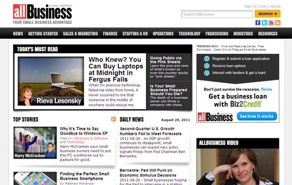 сюжеты и видео с советами для малого бизнеса на All Business