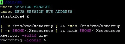 Содержимое xstartup для XFCE