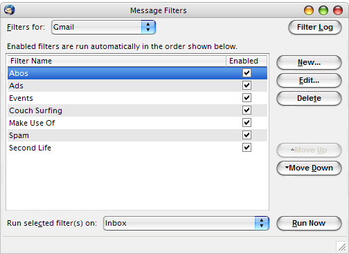 Фильтры Thunderbird: автоматическая сортировка почты