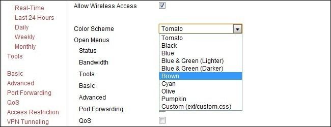 Вход в админку Tomato: пример интерфейса